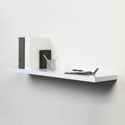 Dunelm Duraline White Gloss Floating Shelf White