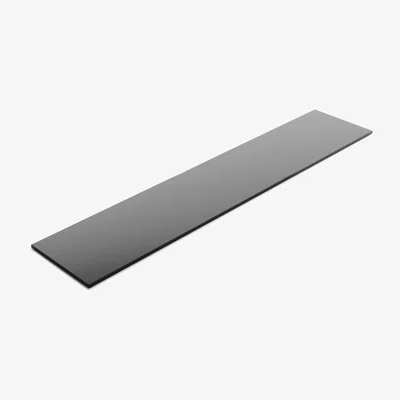 Dunelm Modular Black 180cm Wooden Shelf Panel Component Black