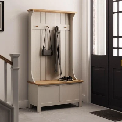 Dunelm Bromley Grey Hallway Tall Unit Grey