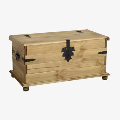 Furniture123 Seconique Original Corona Pine Blanket Box