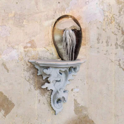Graham & Green Ornate White Shelf