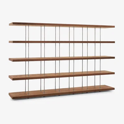 Heal's Riva 1920 Piano Bookshelf Walnut - Heal's UK Furniture