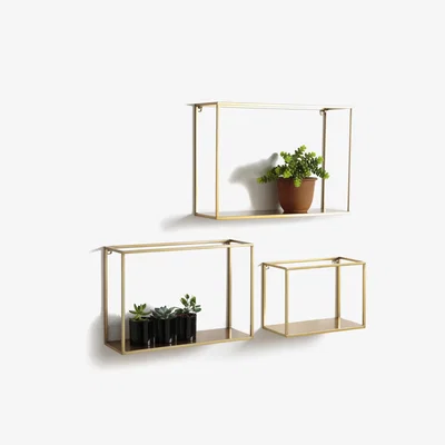 La Redoute Set of 3 Hiba Metal Shelves