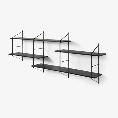 Made.com Belfast Shelving Unit, Large, Black