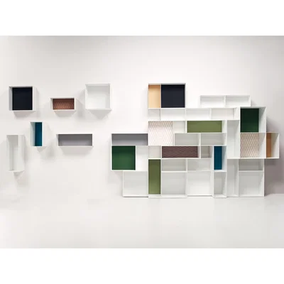 Made in Design Alma Shelf - 60 x 20 cm - D 30 cm - Painted back panel by Casamania White