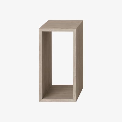 Made in Design Stacked 2.0 Shelf - / Small rectangulaire 43x21 cm / Sans fond by Muuto Natural wood