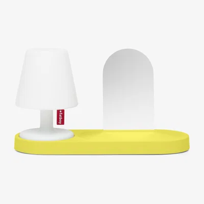 Made in Design Edison the Petit Residence Shelf - / With mirror - For Edison the Petit II wireless lamp by Fatboy Yellow