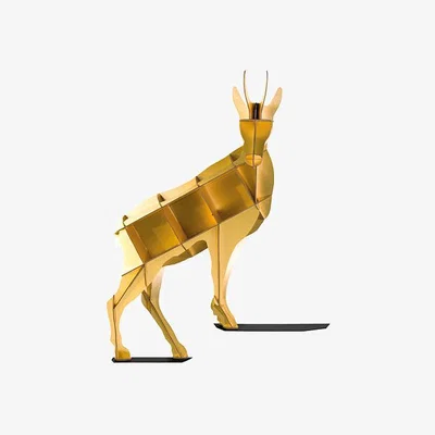 Made in Design Horace Gold Shelf - / Wall bracket - L 103 x H 133 cm / Numbered limited edition by Ibride Gold/Metal