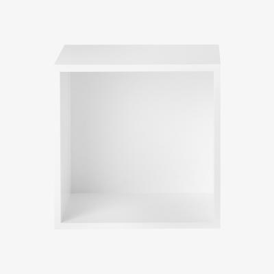 Made in Design Stacked 2.0 Shelf - / Medium carré 43x43 cm / Avec fond by Muuto White