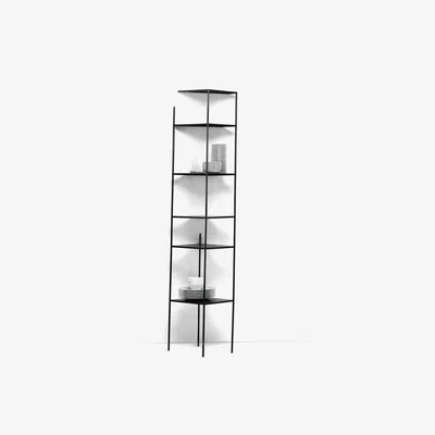 Made in Design Mama' wall Shelf - / Trompe l'œil - H 186 cm by Mogg Black