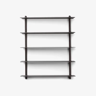 Nordic Nest Nivo shelf E Black stained box-black