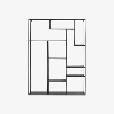 Olivia's Light & Living Talara Wall Shelving Antique Black