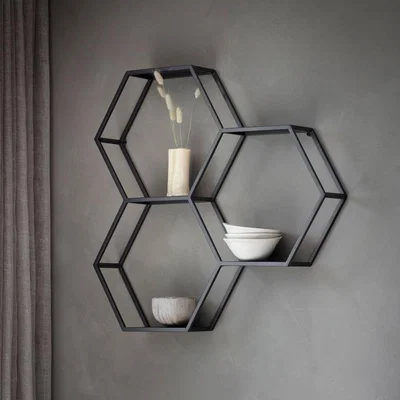 Olivia's Gallery Interiors Heston Metal Wall Storage Unit