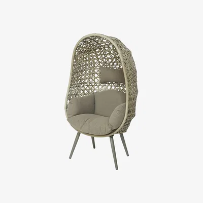Amara AMARA Outdoors - Outdoor Standing Wicker Egg Chair - Beige