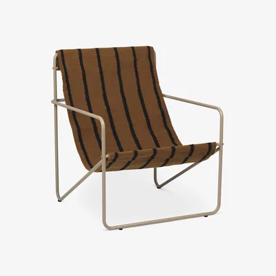 Amara ferm LIVING - Desert Chair - Cashmere/Stripe