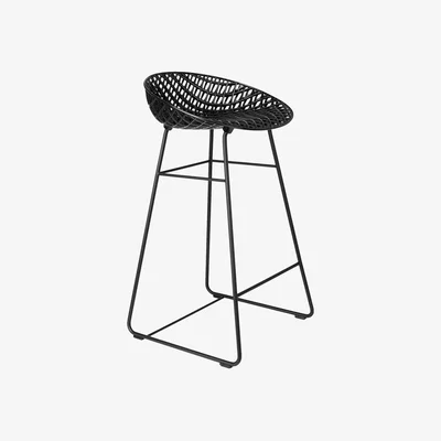 Amara Kartell - Smatrik Outdoor Bar Stool - Black