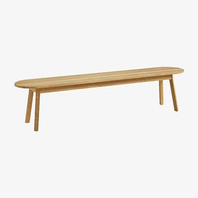 Amara HAY - Triangle Leg Bench - Oiled Oak - 200x40cm