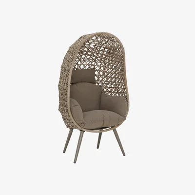 Barker and Stonehouse Riviera Standing Egg Chair, Taupe | Barker & Stonehouse