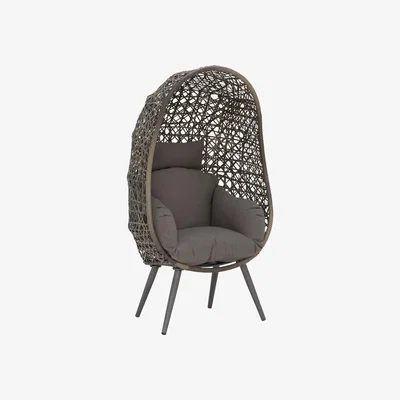 Barker and Stonehouse Riviera Standing Egg Chair, Light Grey | Barker & Stonehouse
