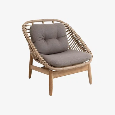 Barker and Stonehouse Cane Line Strington Lounge Chair, Neutral | Barker & Stonehouse