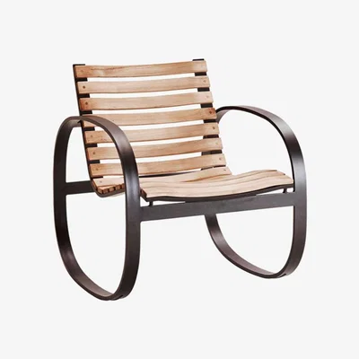 Barker and Stonehouse Cane-line Parc Rocking Chair, Neutral | Barker & Stonehouse