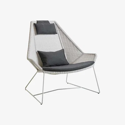 Barker and Stonehouse Cane-line Breeze Outdoor Highback Chair with Cushions