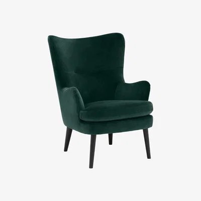 Barker and Stonehouse Marcy Chair, Green Fabric | Barker & Stonehouse