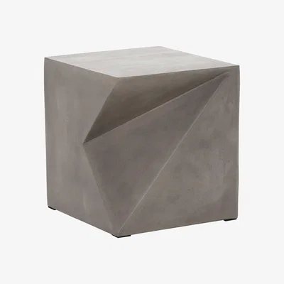 Barker and Stonehouse Geradis Annadel Stool, Grey Concrete | Barker & Stonehouse
