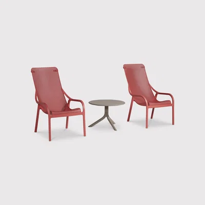 Barker and Stonehouse Orta Table with 2 Hilo Chairs | Barker & Stonehouse