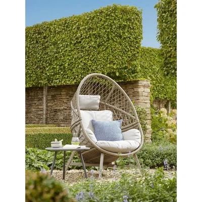 Cox and Cox NEW Woven Rope Standing Egg Chair