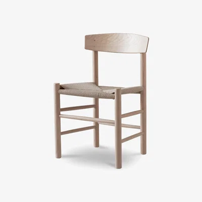Cuckooland Garden Trading Pair of Longworth Wooden Chairs with Woven Seat