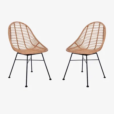 Cuckooland Garden Trading Pair of Hampstead Scoop Chairs