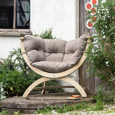 Cuckooland Siena Uno Garden Chair in Weatherproof Taupe