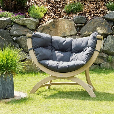 Cuckooland Siena Uno Garden Chair in Weatherproof Anthracite