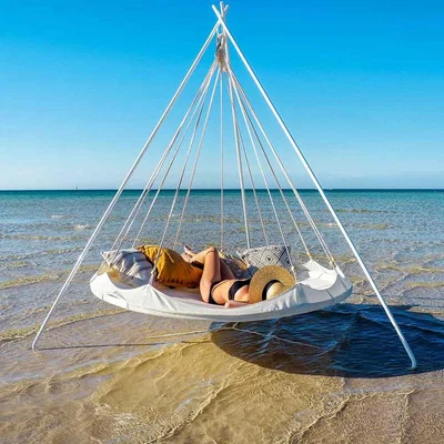 Cuckooland Tiipii Tripod Hammock Stand in White