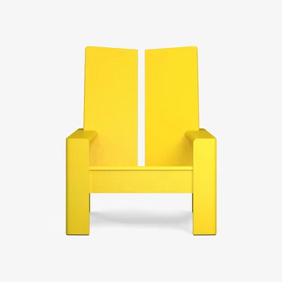 The Conran Shop AD11 Outdoor Lounge Chair in Yellow By The Conran Shop