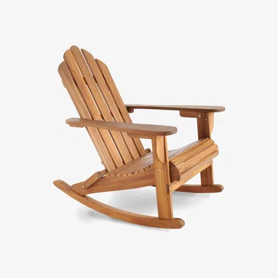 Dunelm Vermont Adirondack Rocking Chair Natural