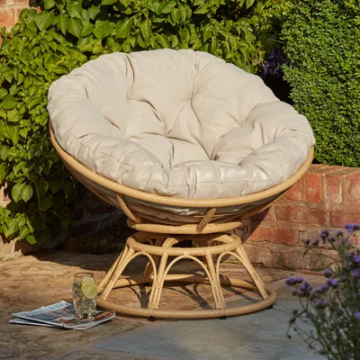 Dunelm Tahiti Snug Swivel Seat Natural
