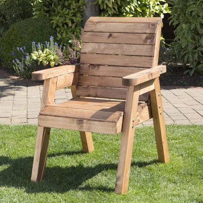 Dunelm Charles Taylor Traditional Chair Natural