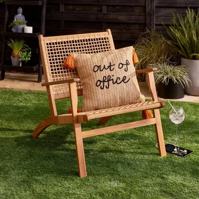 Dunelm Phoenix Acacia Chair Wood (Brown)