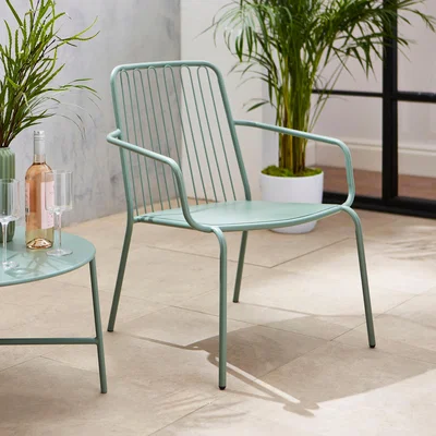 Dunelm Steel Garden Chair, Lilypad Lilypad