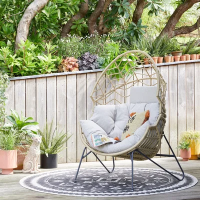 Dunelm San Marino Natural Pod Chair Natural (Brown)