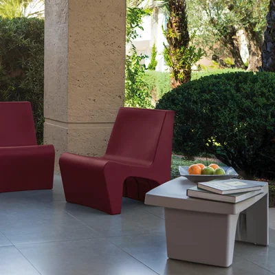 Dunelm Berta Lounge Chair Plum Purple
