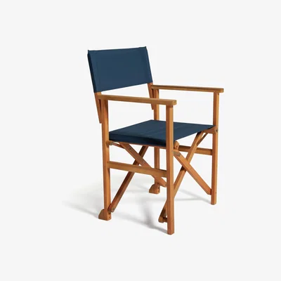 Habitat Habitat Wooden Director Chair - Blue