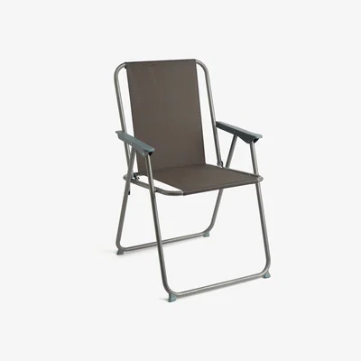 Habitat Habitat Metal Folding Garden Chair - Charcoal