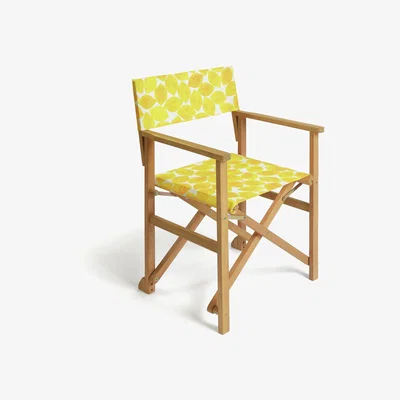 Habitat Habitat Wooden Director Chair - Lemons