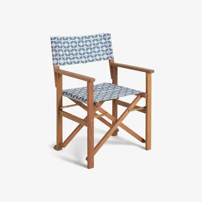 Habitat Habitat Folding Wooden Director Chair - Grey & White