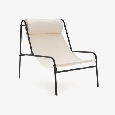 Habitat Habitat Teka Metal Garden Chair - Cream