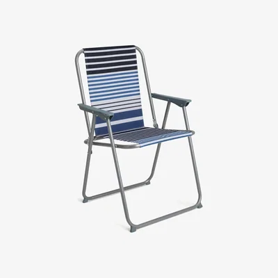 Habitat Habitat Folding Metal Garden Chair - Blue