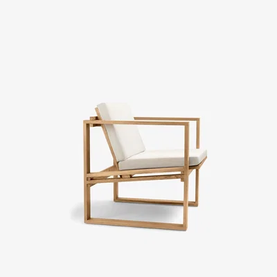 Heal's Carl Hansen & Son BK11 Lounge Chair Untreated Teak - Heal's UK Furniture